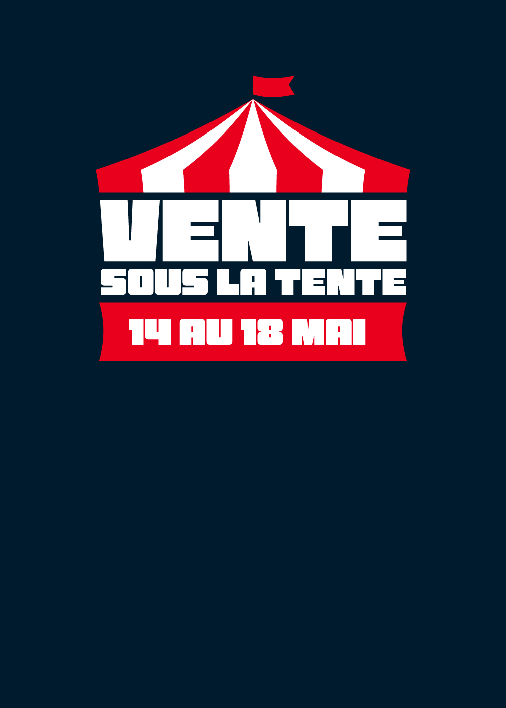 Vente sous la tente